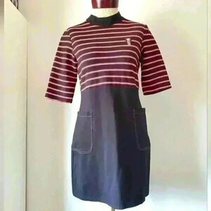 Mock neck jersey top dress.  Size 38 (6US)